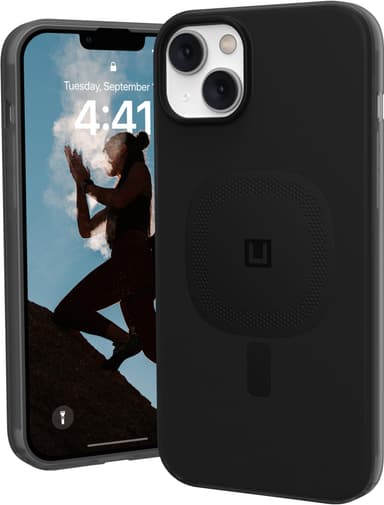 U by UAG Lucent 2.0 Magsafe iPhone 14 Plus suojakuori (musta)