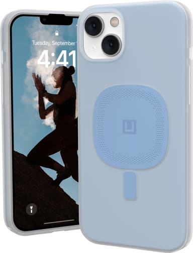 U by UAG Lucent 2.0 Magsafe iPhone 14 Plus suojakuori (sininen)