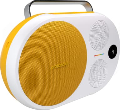 Polaroid Music P4 kannettava langaton kaiutin (keltainen/valkoinen)