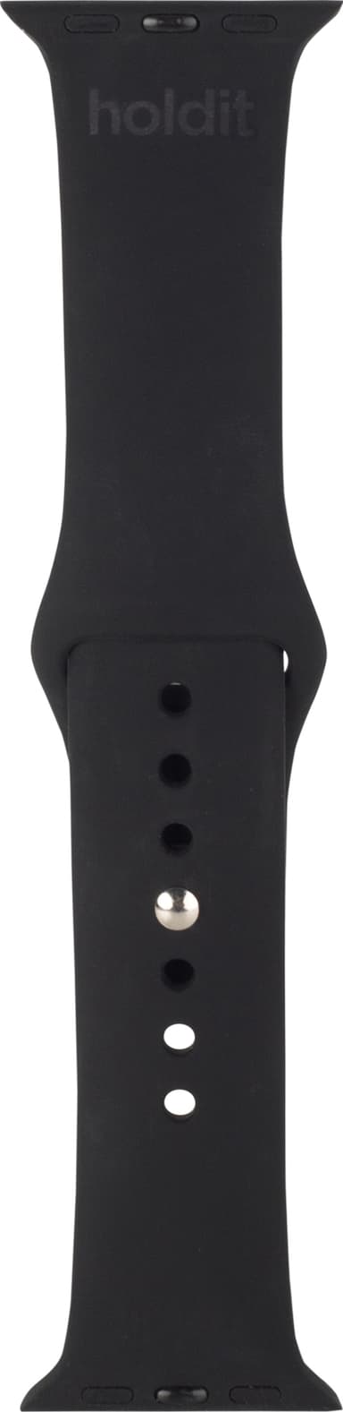 HOLDIT Apple Watch Silicone ranneke 30-41 mm (musta)