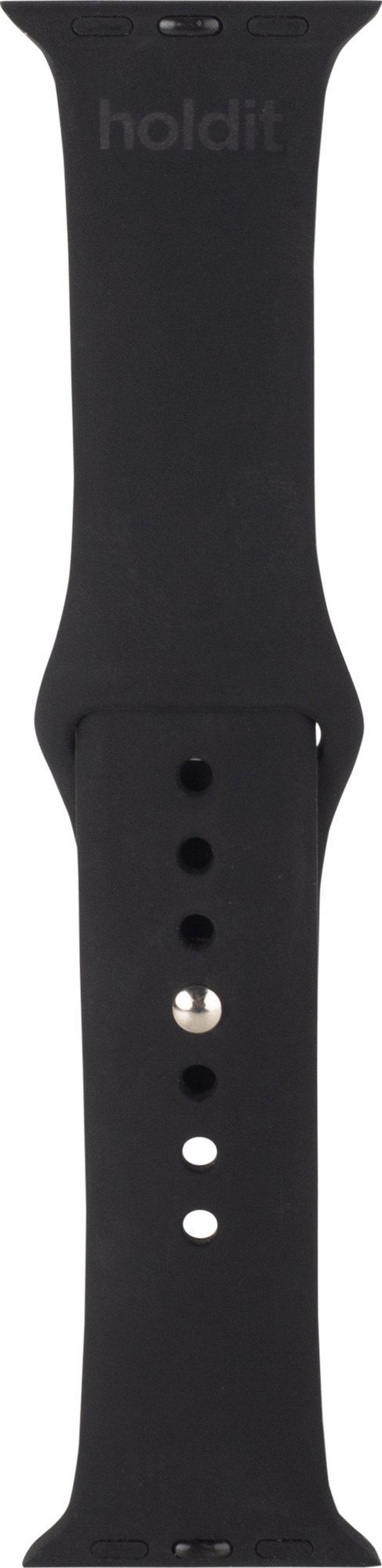HOLDIT Apple Watch Silicone ranneke 42-49 mm (musta)