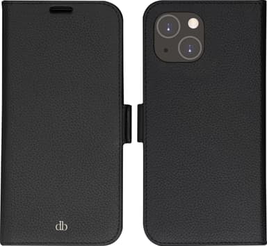 Dbramante1928 New York Wallet iPhone 14 Plus lompakkokotelo (musta)