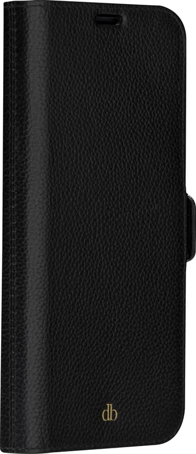 Dbramante1928 New York Wallet iPhone 14 Plus lompakkokotelo (musta)