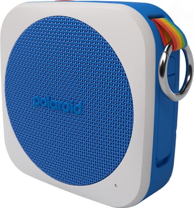 Polaroid Music P1 kannettava langaton kaiutin (sininen/valkoinen)