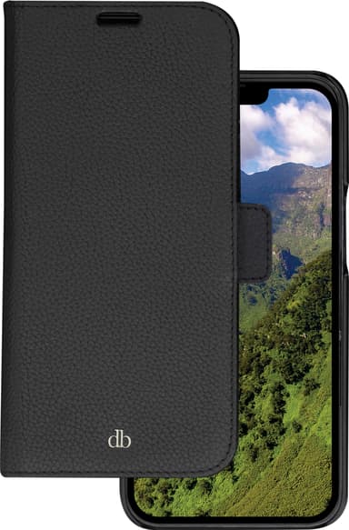 Dbramante1928 New York Wallet iPhone 14 Pro Max lompakkokotelo (musta)