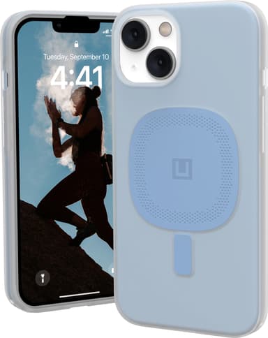 U by UAG Lucent 2.0 Magsafe iPhone 14 suojakuori (sininen)