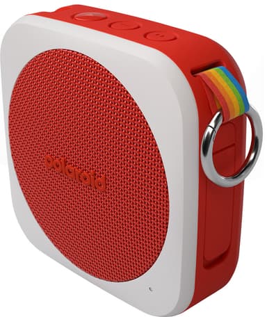 Polaroid Music P1 kannettava langaton kaiutin (punainen/valkoinen)