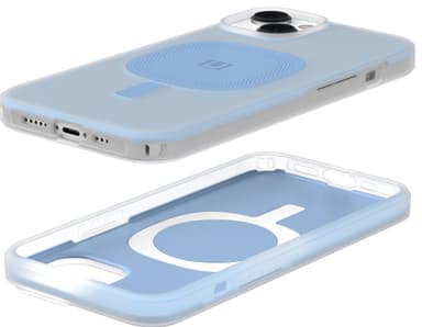 U by UAG Lucent 2.0 Magsafe iPhone 14 suojakuori (sininen)