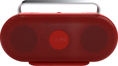 Polaroid Music P3 kannettava langaton kaiutin (punainen/valkoinen)
