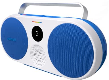 Polaroid Music P3 kannettava langaton kaiutin (sininen/valkoinen)