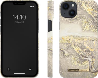 IDEAL OF SWEDEN iPhone 14 Plus suojakuori (Spark Greige Marble)