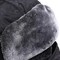 Unisex Winter Trooper Trapper Hat Metsästyskorvaläppä tuulenpitävällä maskilla Musta