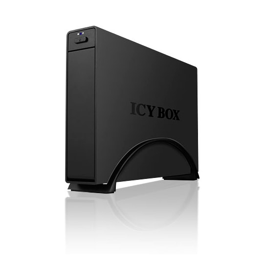 ICY BOX IB-366StU3+B HDD-kotelo Musta 3.5"