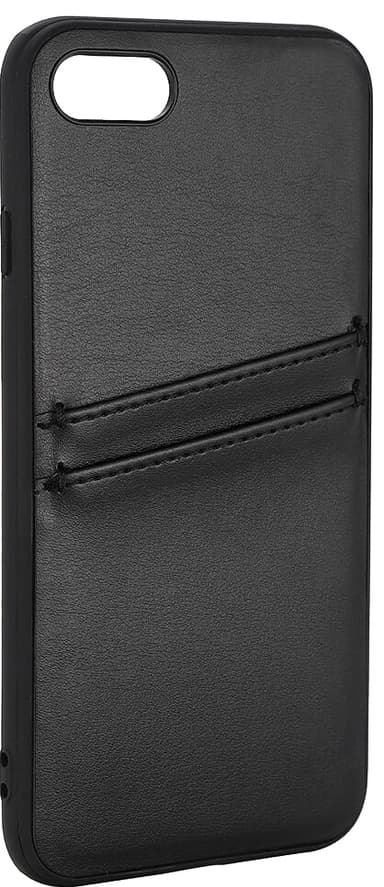 Buffalo Backcover iPhone SE/8/7/6 suojakuori (musta)