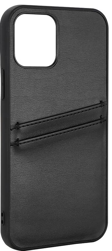 Buffalo Backcover iPhone 12/12 Pro suojakuori (musta)