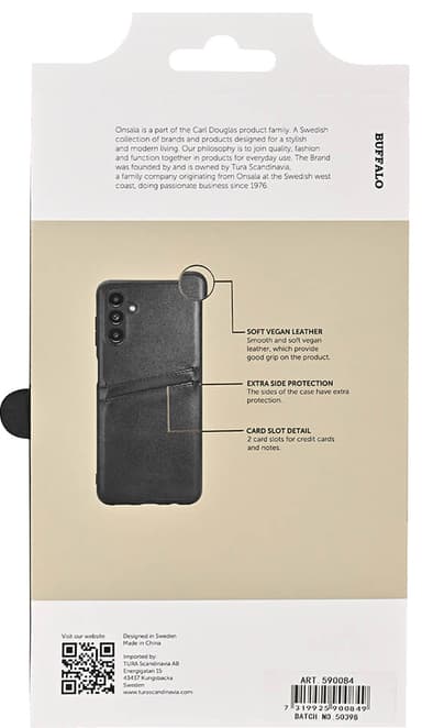 Buffalo Samsung A04s/A13 5G suojakuori (musta)