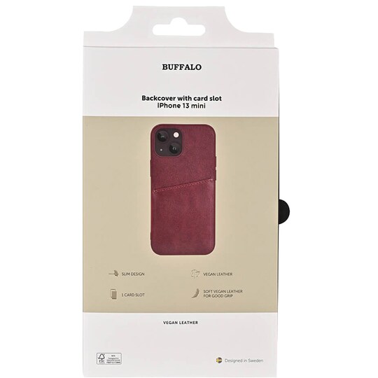Buffalo Backcover iPhone 13 mini suojakuori (ruskea)