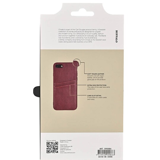 Buffalo Backcover iPhone SE/8/7/6 suojakuori (ruskea)