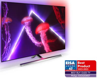 Philips 55” OLED807 4K OLED älytelevisio (2022)