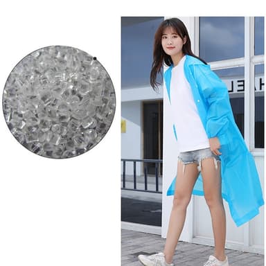 Sadeponcho aikuisille EVA Blue