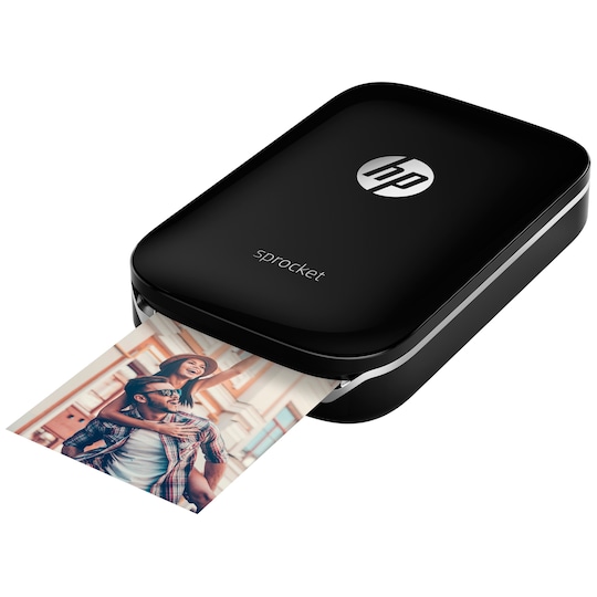 HP Sprocket kannettava valokuvatulostin (musta)