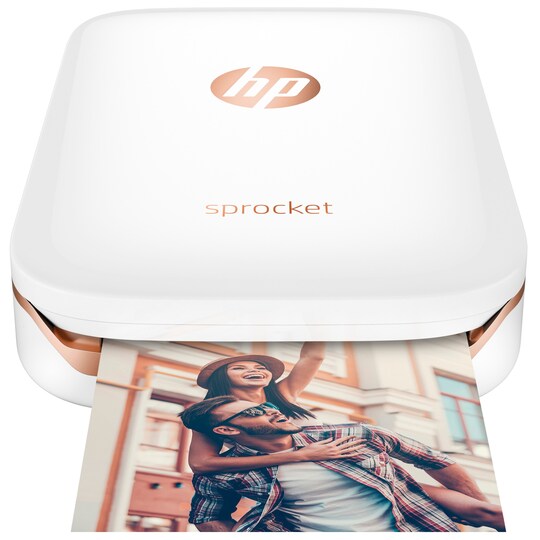 HP Sprocket kannettava valokuvatulostin (valkoinen)