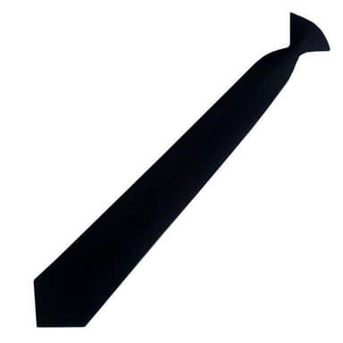 Pieni kapea solmio miehille Naiset Polyester Black