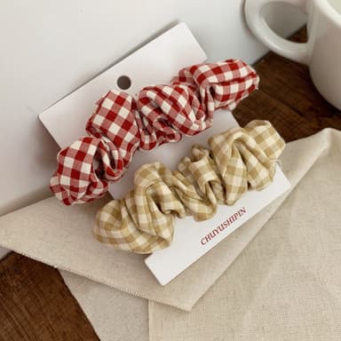 Scrunchies 2 kpl Monivärinen