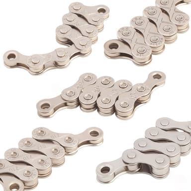 Polkupyörän ketju 10/20/30 Speed 116 Links Hopea 1/2 x 3/32 inch 116 links