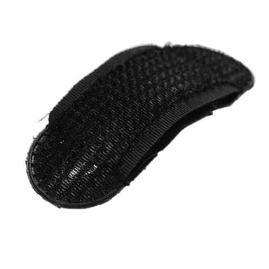Invisible Hengittävä Fluffy Styling Hair Pad 4 kpl Musta
