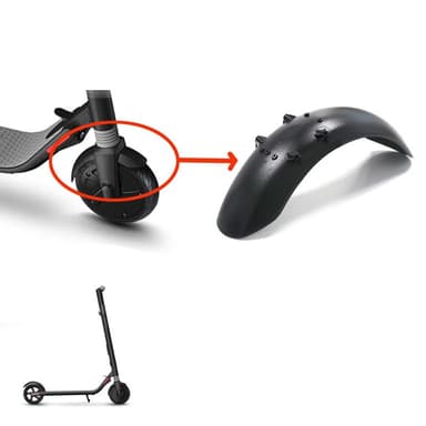 Roiskesuoja Ninebot ES1 / ES2 / ES3 / ES4 Black asti