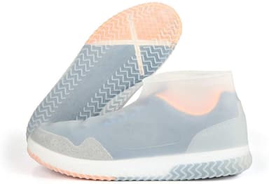 Vedenpitävä kengänpäällinen silikoni valkoinen L (koko 40-44) 1 pari