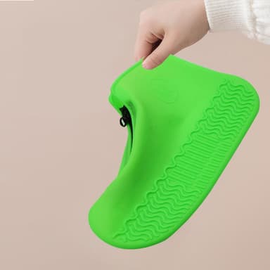 Paksu sadesuojasuoja Silikoni Vihreä Koko L(42-44) 29,7 cm