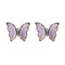 Naisten perhoskorvakorut 1 pari Violetti