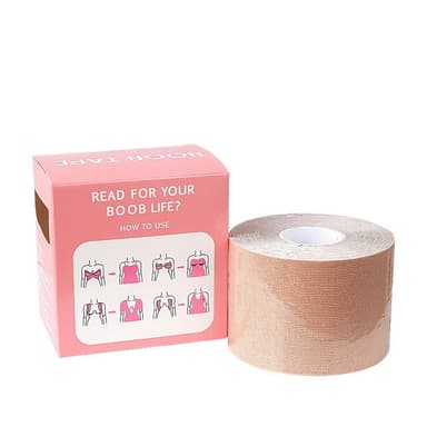 Rintateippi nostoefektillä Beige