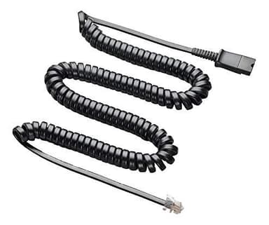plantronics Amplifier Coil Cord to QD Modular Plug