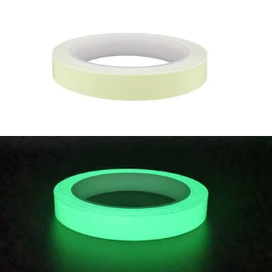 Glow in The Dark Tape Nattsäkerhetsvarning Grön