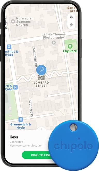 Chipolo One Bluetooth paikannuslaite (sininen)