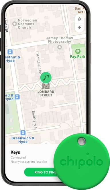 Chipolo One Bluetooth paikannuslaite (vihreä)