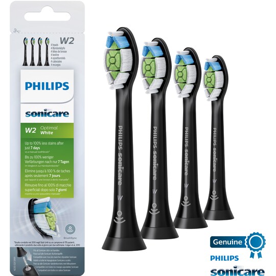 Philips Sonicare Optimal White vaihtoharjat (musta)