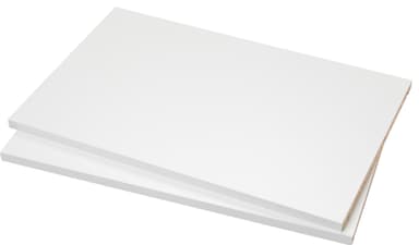 Epoq Standard hylly 80x58 2 kpl (valkoinen melamiini)