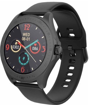 Goji Smart Round M älykello (musta) Gigantti verkkokauppa