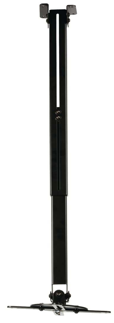 Projektorin kattokiinnike, täysin siirrettävä 10 kg. - Musta