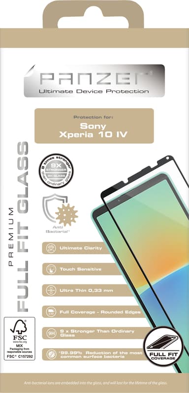 Panzer Full-Fit Sony Xperia 10 IV näytönsuoja