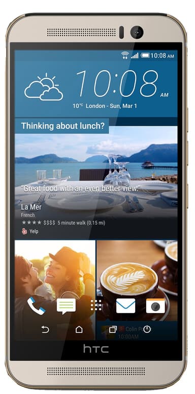 HTC One M9 (kulta/hopea)