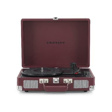 Crosley Cruiser Deluxe levysoitin kaksisuuntainen Bluetooth (Burgundy)