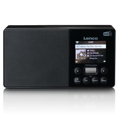 Lenco PIR-510 Internet Radio, Musta