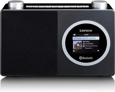Lenco DIR-70 Internet Radio Bluetoothilla, musta