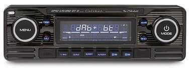 Caliber Retro Radio - DAB+, Bluetooth ja USB, musta.
