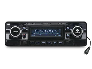 Caliber Retro Radio - CD, Bluetooth ja USB - musta.